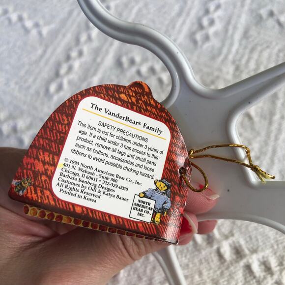 Vintage 1982 1993 Muffy VanderBear “Bee Keeper” Plush 8" With Hang Tag Kawaii - Picture 10 of 10